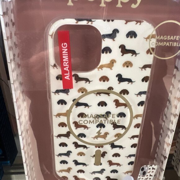 "NEW XO Poppy Dachshund Dog iPhone Case MagSafe Compatible Alarming" - Picture 2 of 3